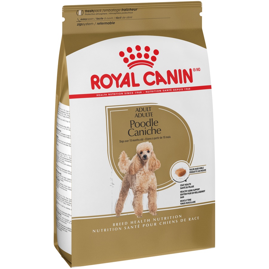 slide 2 of 9, Royal Canin Breed Health Nutrition Poodle Adult Dry Dog Food, 10 lb