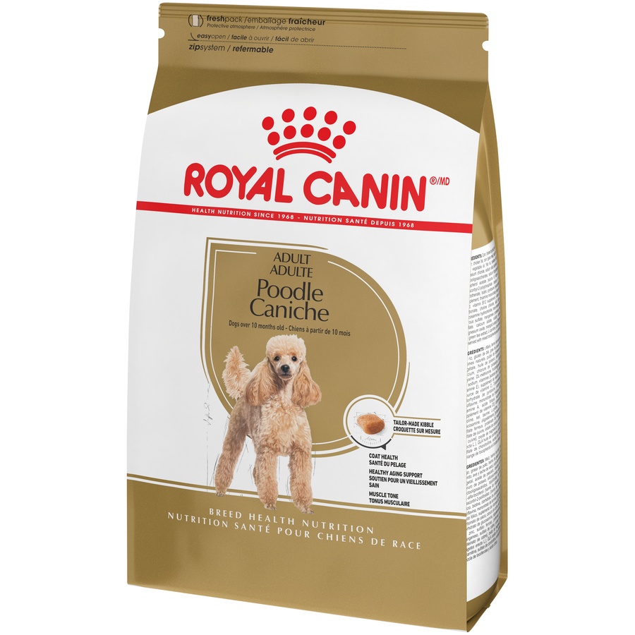 slide 3 of 9, Royal Canin Breed Health Nutrition Poodle Adult Dry Dog Food, 10 lb