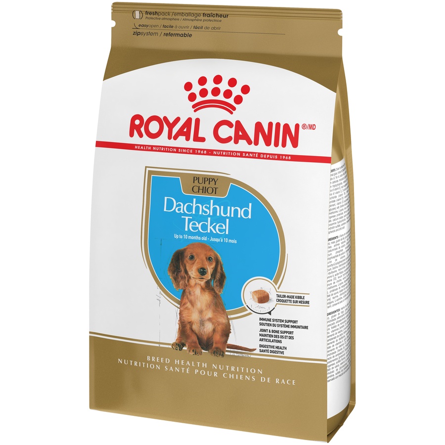 slide 7 of 9, Royal Canin Breed Health Nutrition Dachshund Puppy Dry Dog Food, 2.5 lb