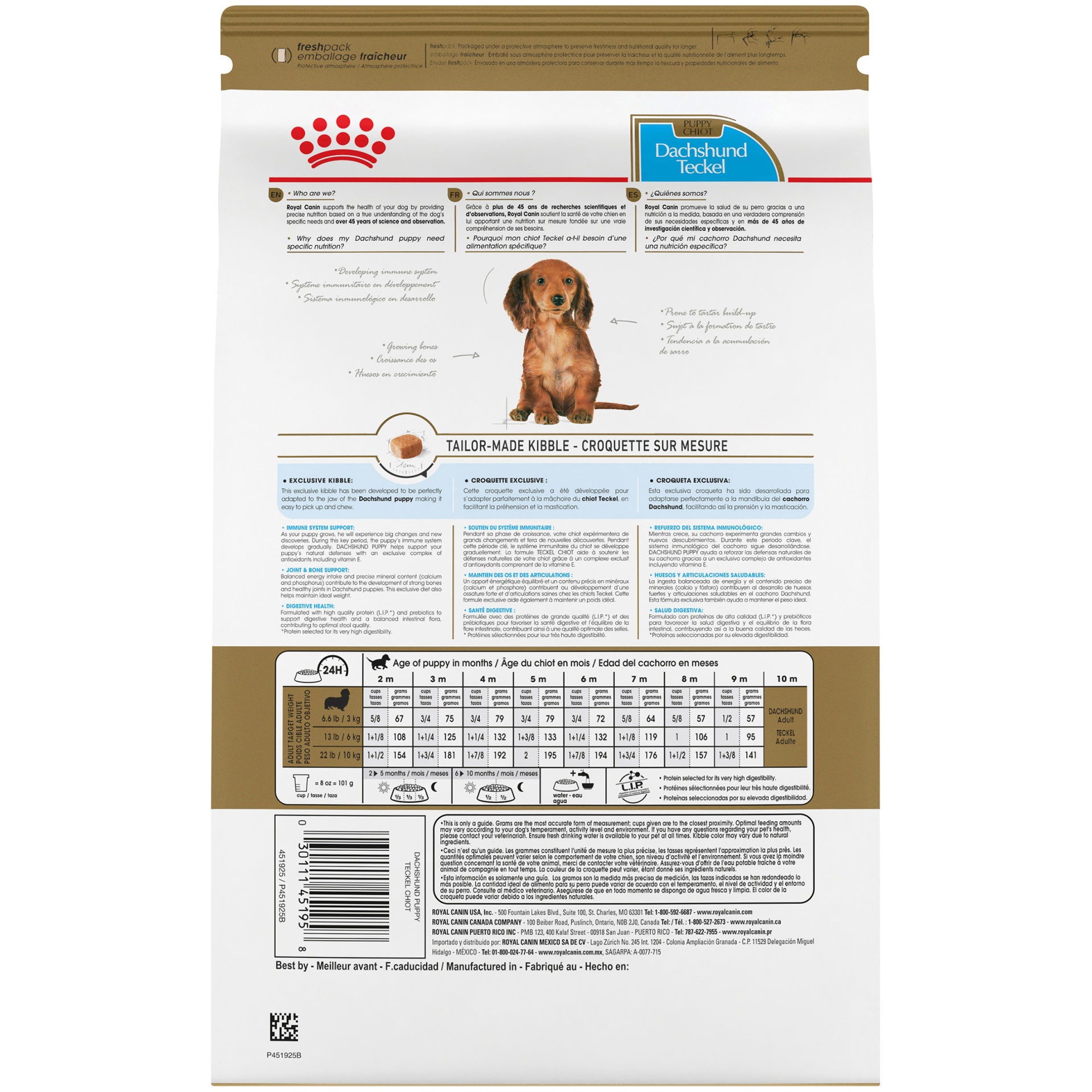 slide 2 of 9, Royal Canin Breed Health Nutrition Dachshund Puppy Dry Dog Food, 2.5 lb