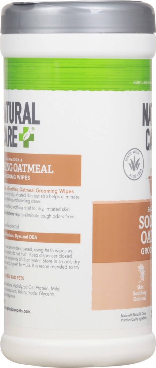 slide 5 of 12, Natural Care + Natural Care Oatmeal Dog Wipes - EA, 1 ct