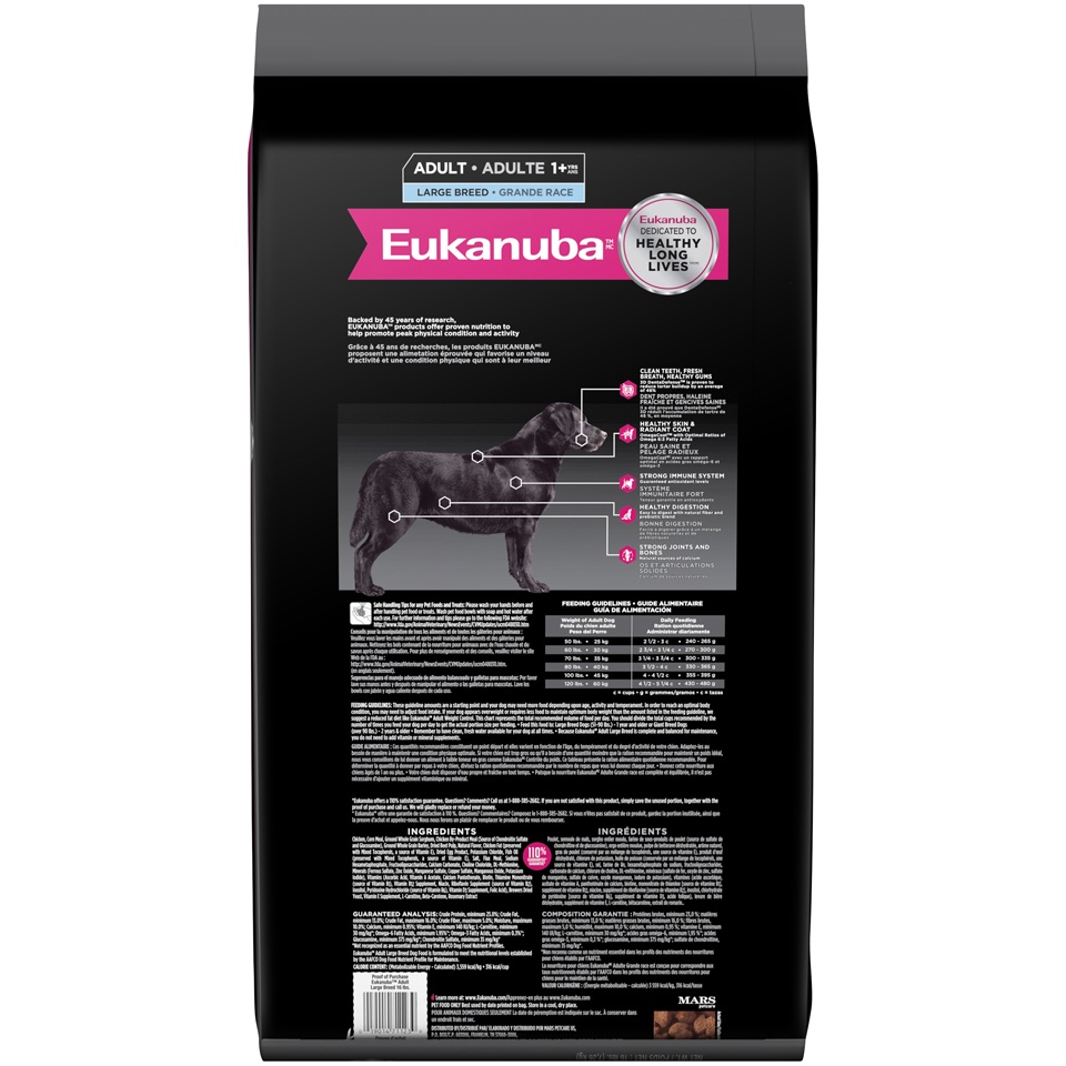 slide 4 of 5, Eukanuba Large Breed Adult Dog Food, 16 lb