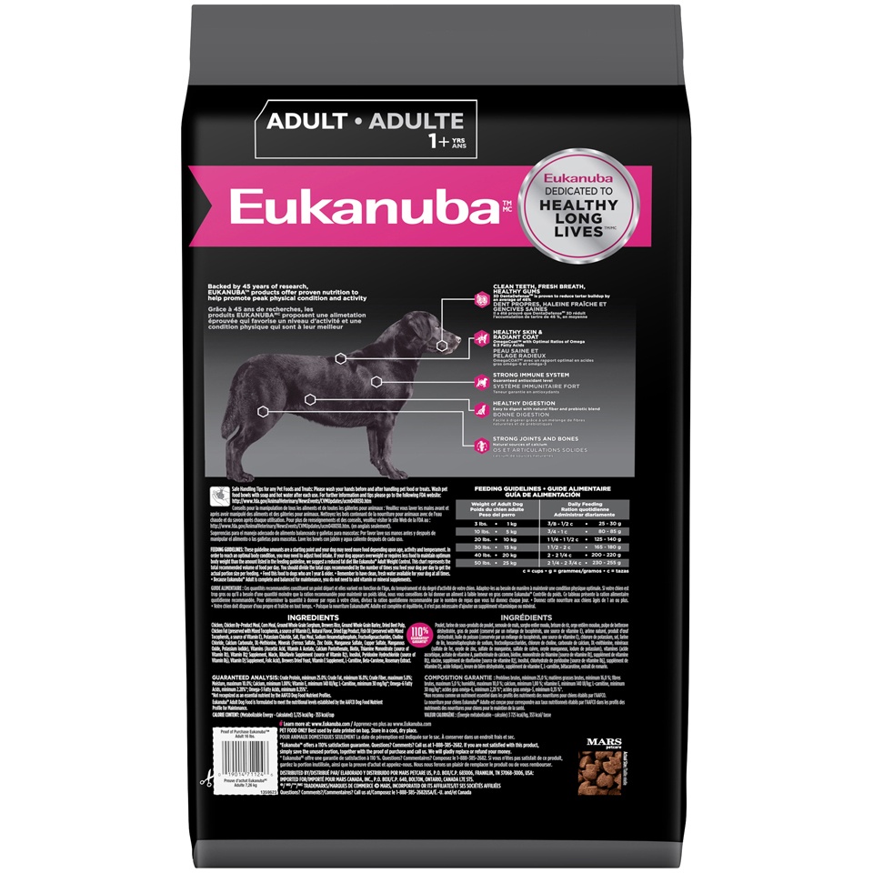 slide 5 of 5, Eukanuba Adult Dog Food, 16 lb