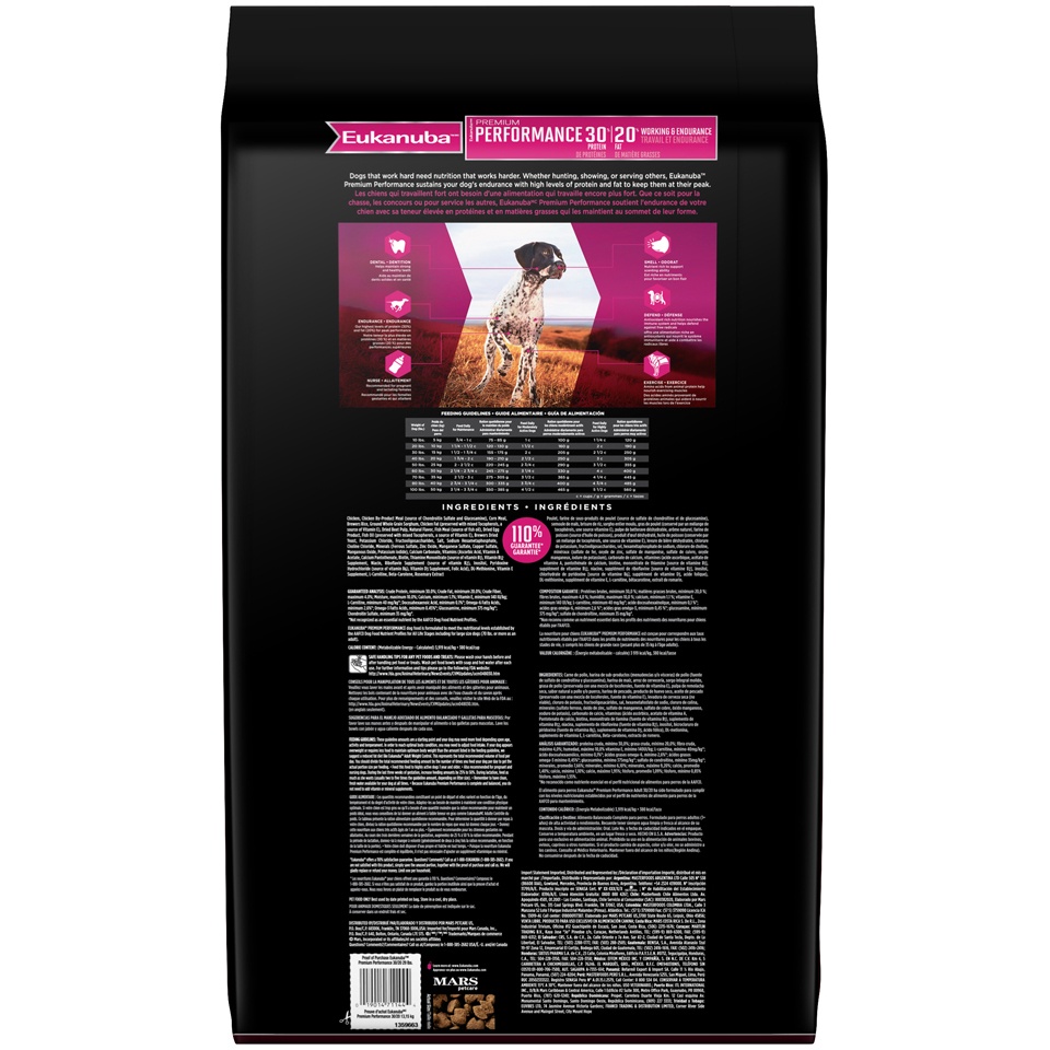 slide 2 of 7, Eukanuba Premium Performance 30/20 Adult Dog Food, 29 lb