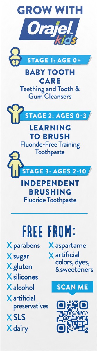 slide 5 of 9, Orajel Paw Patrol Fluoride-Free Training Toothpaste, Fruity Fun Flavor, One 1.5oz Tube: Orajel #1 Pediatrician Recommended Brand for Kids Non-Fluoride Toothpaste, 1.5 oz