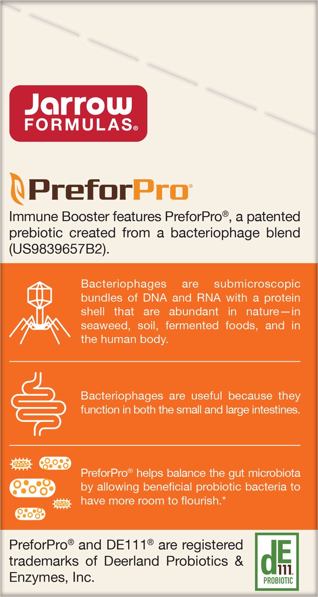 slide 2 of 6, Jarrow Formulas Immune Booster - 2 Clinically Studied Strains - Prebiotic + Probiotic Dietary Supplement - 1 Billion CFUs - On-The-Go - Immune System Support - Orange Flavored Supplement - 14 Stick Packs, 14 ct