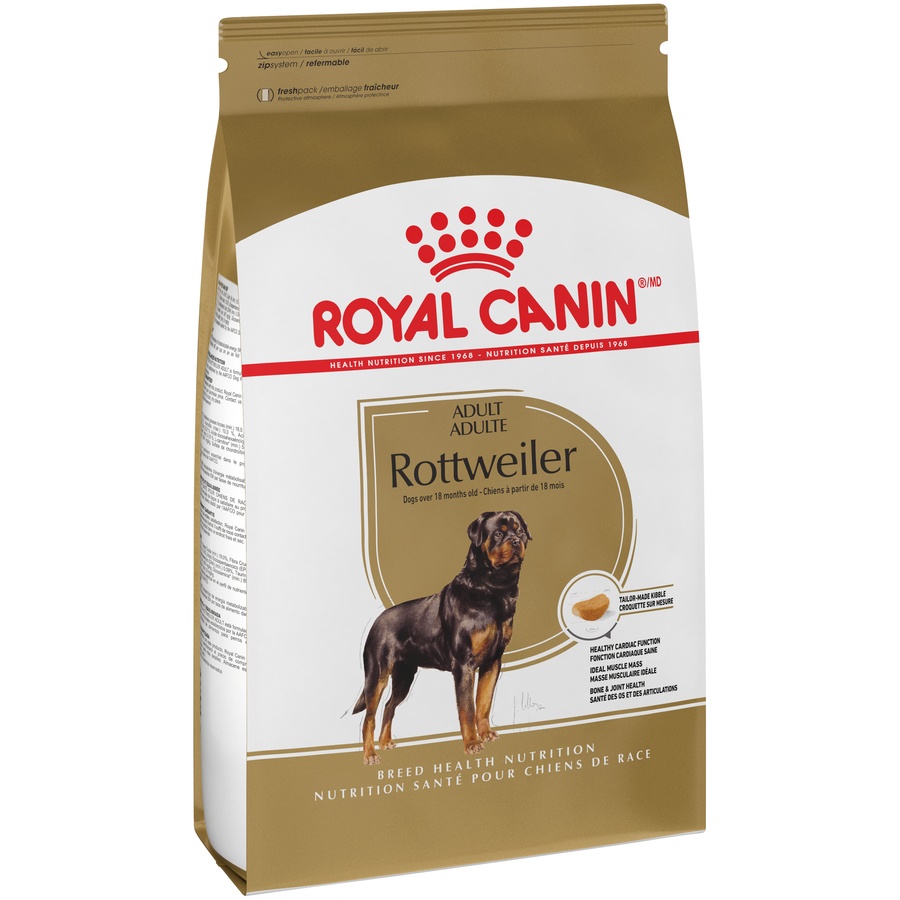 slide 7 of 9, Royal Canin Breed Health Nutrition Rottweiler Adult Dry Dog Food, 30 lb