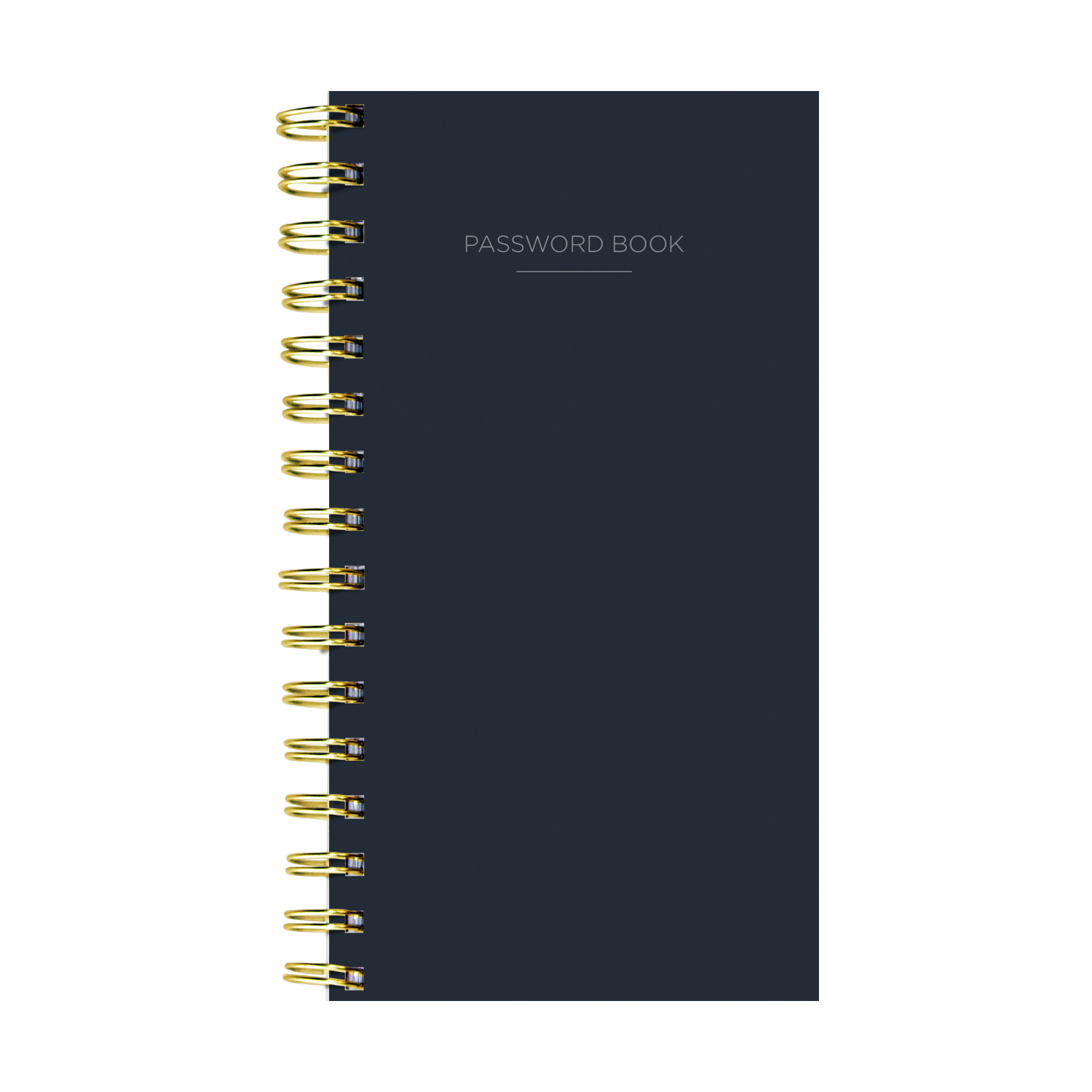 slide 1 of 4, TF Publishing Black Spiral Password Book, 1 ct