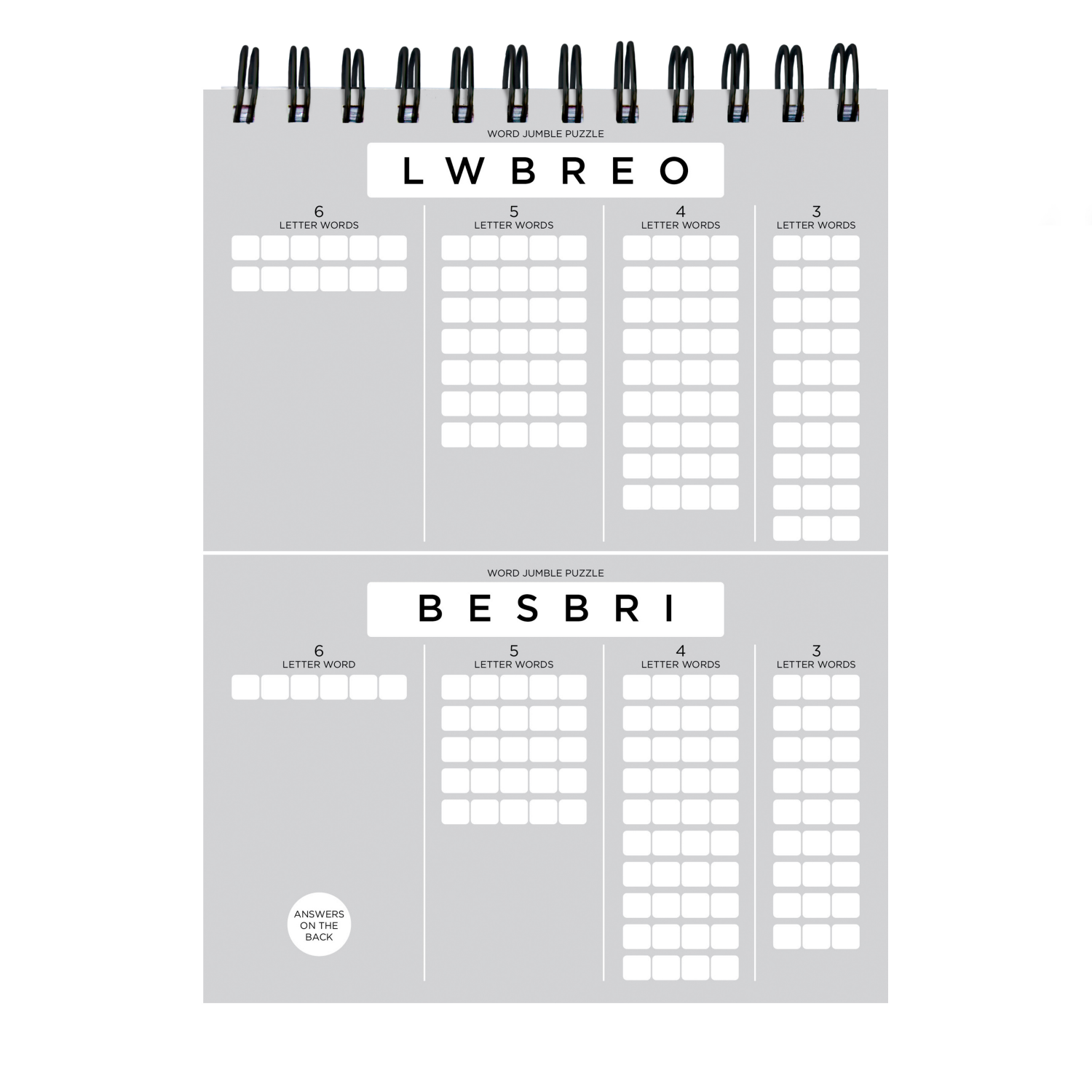 slide 3 of 3, TF Publishing Word Jumble Puzzle Book, 1 ct