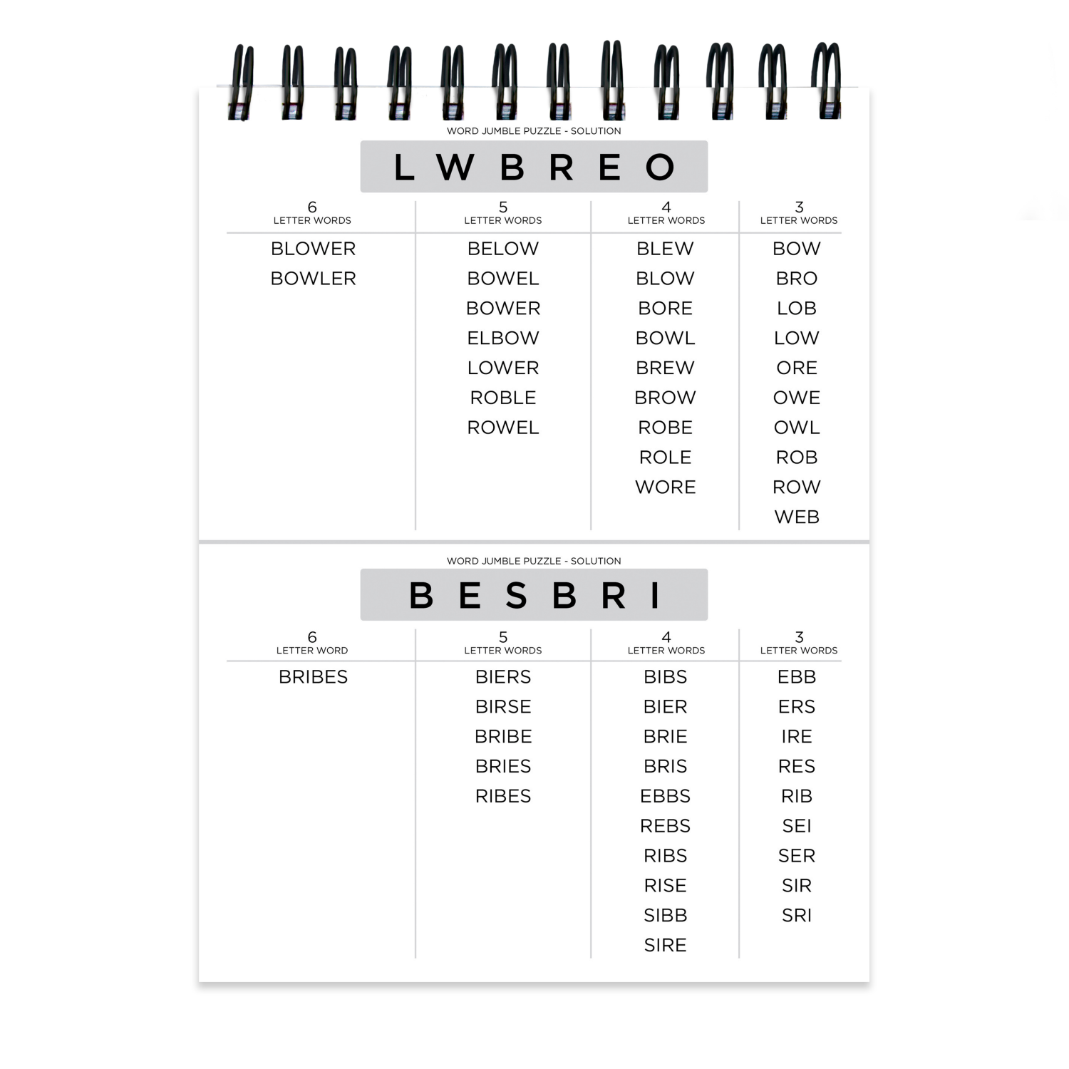 slide 2 of 3, TF Publishing Word Jumble Puzzle Book, 1 ct