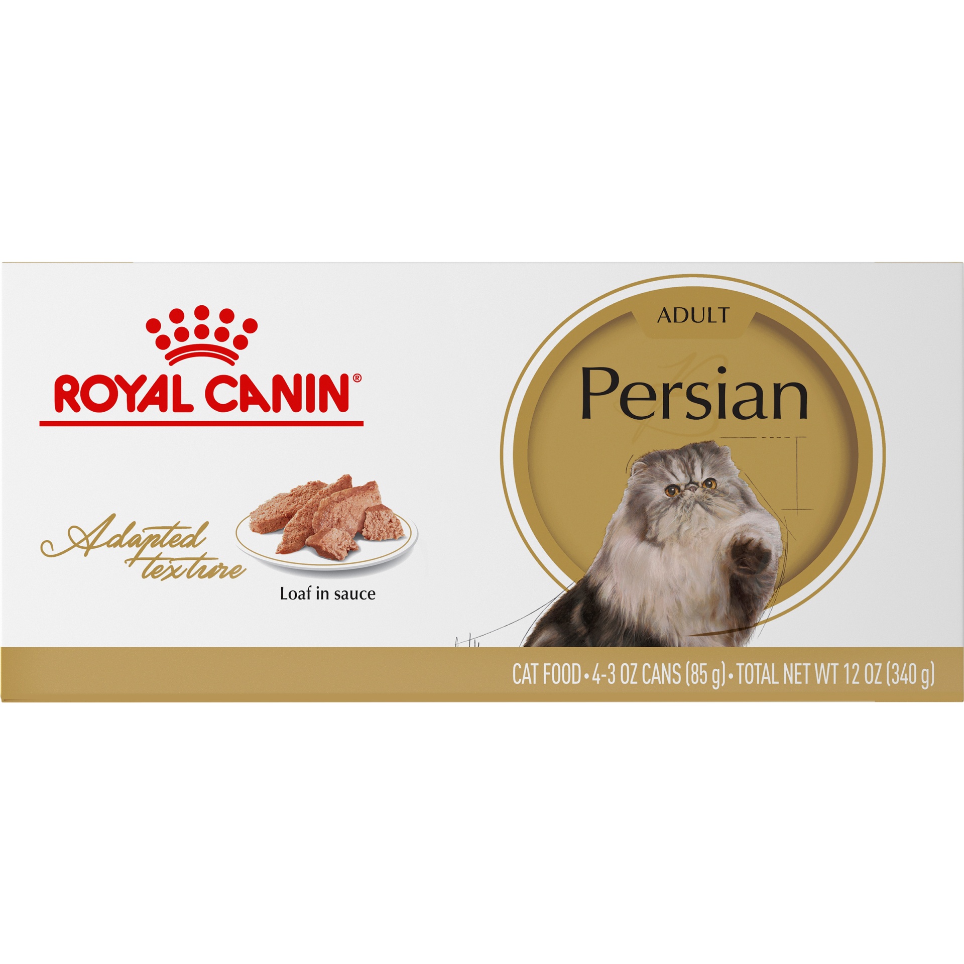 slide 9 of 9, Royal Canin Feline Breed Nutrition Persian Loaf In Sauce Wet Cat Food, 12 oz