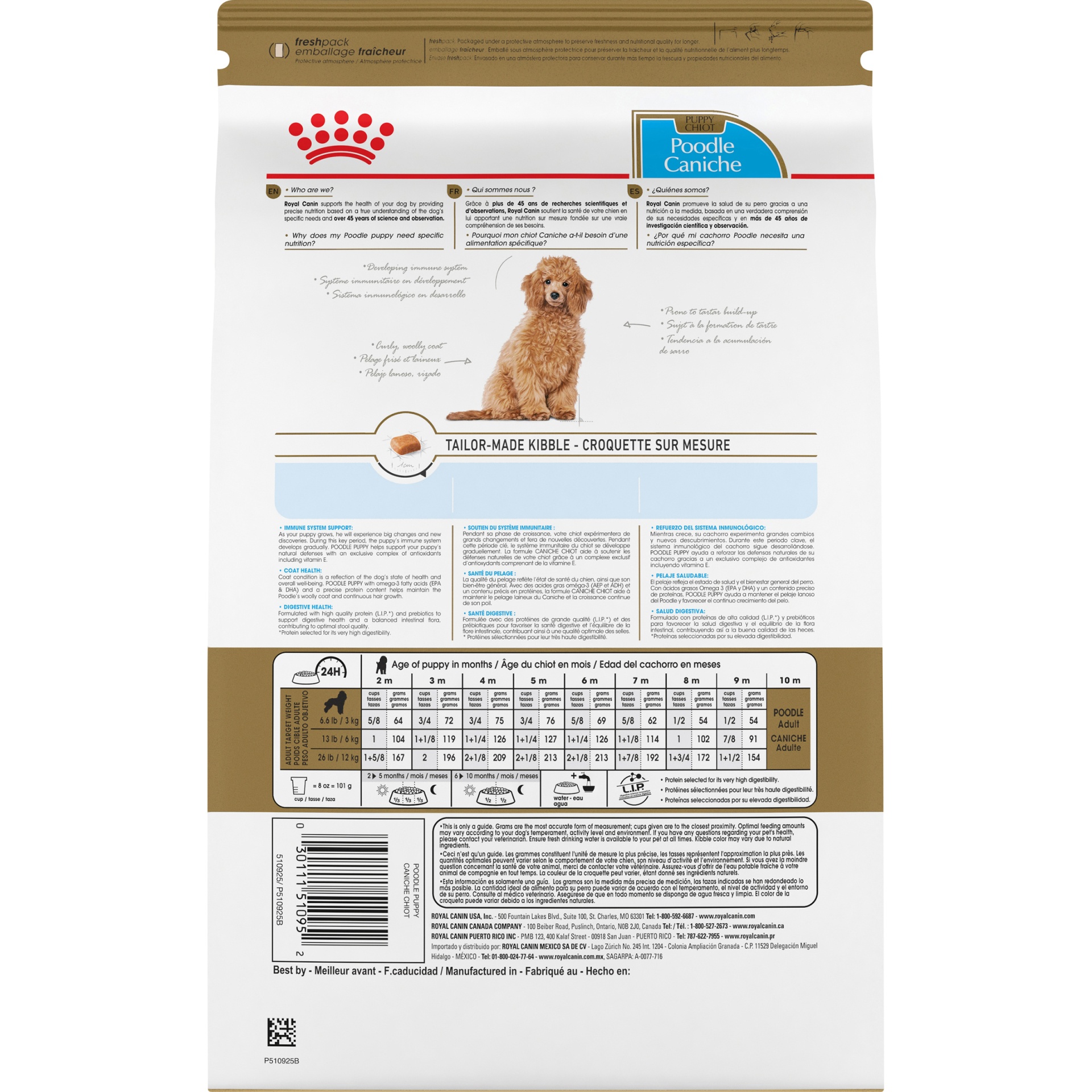 slide 3 of 9, Royal Canin Breed Health Nutrition Poodle Puppy Dry Dog Food, 2.5 lb