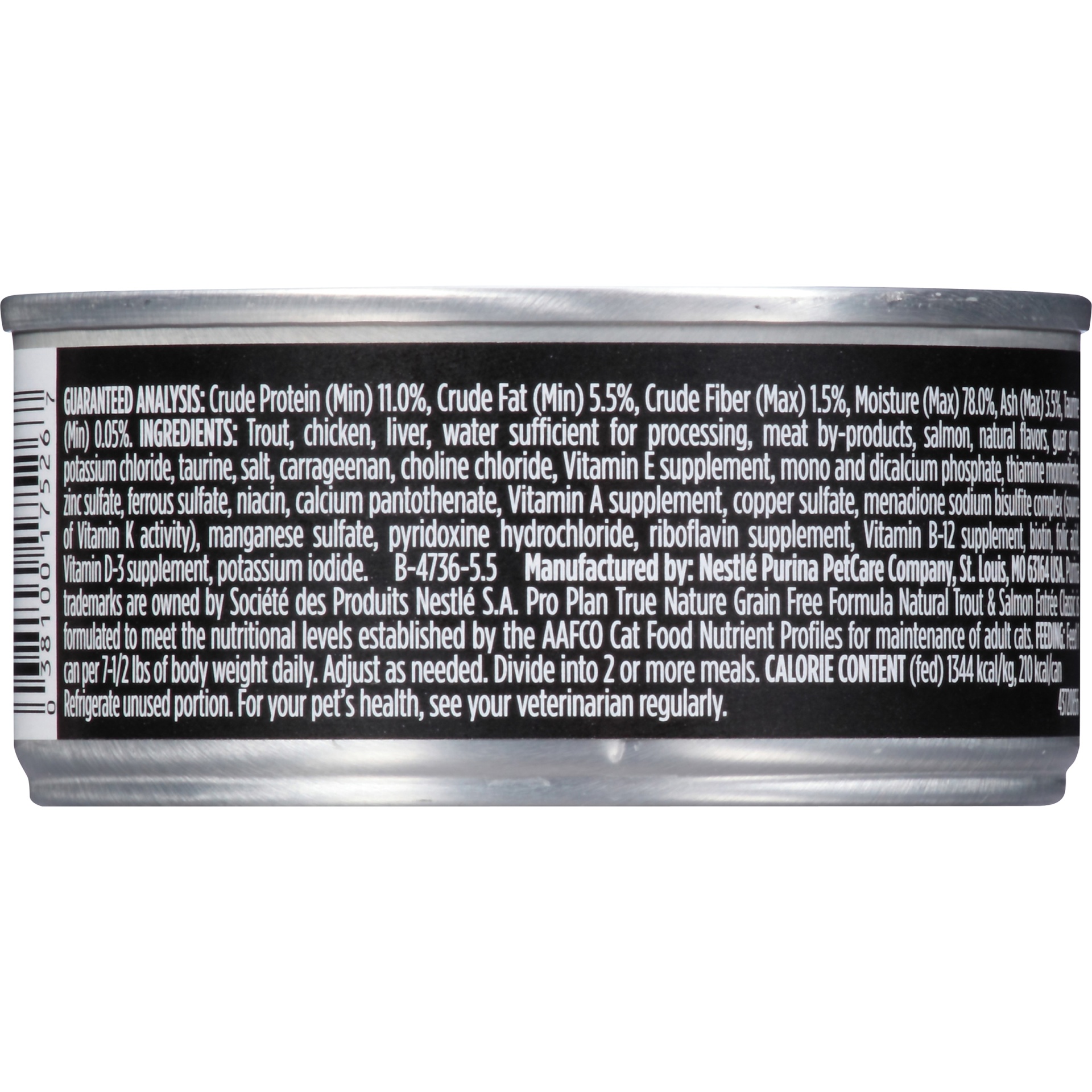 slide 5 of 9, Pro Plan Cat Food Trout & Salmon, 5.5 oz