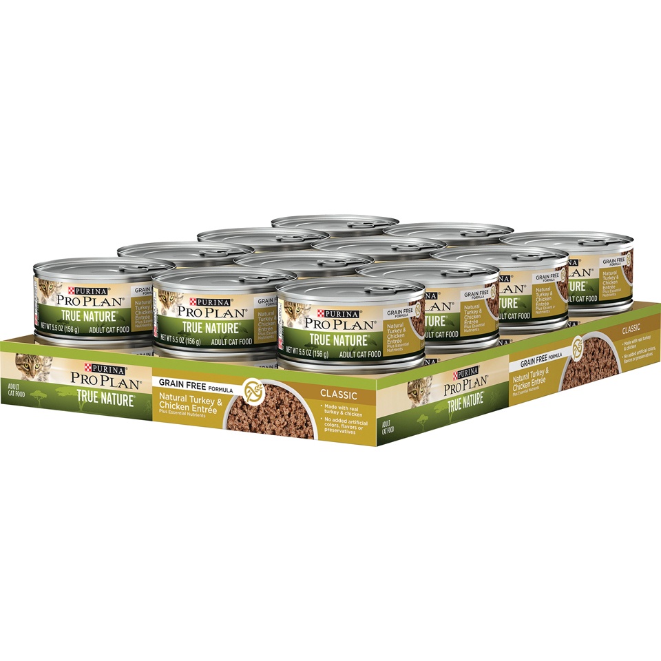 slide 3 of 9, Pro Plan Cat Food Turkey & Chicken, 5.5 oz