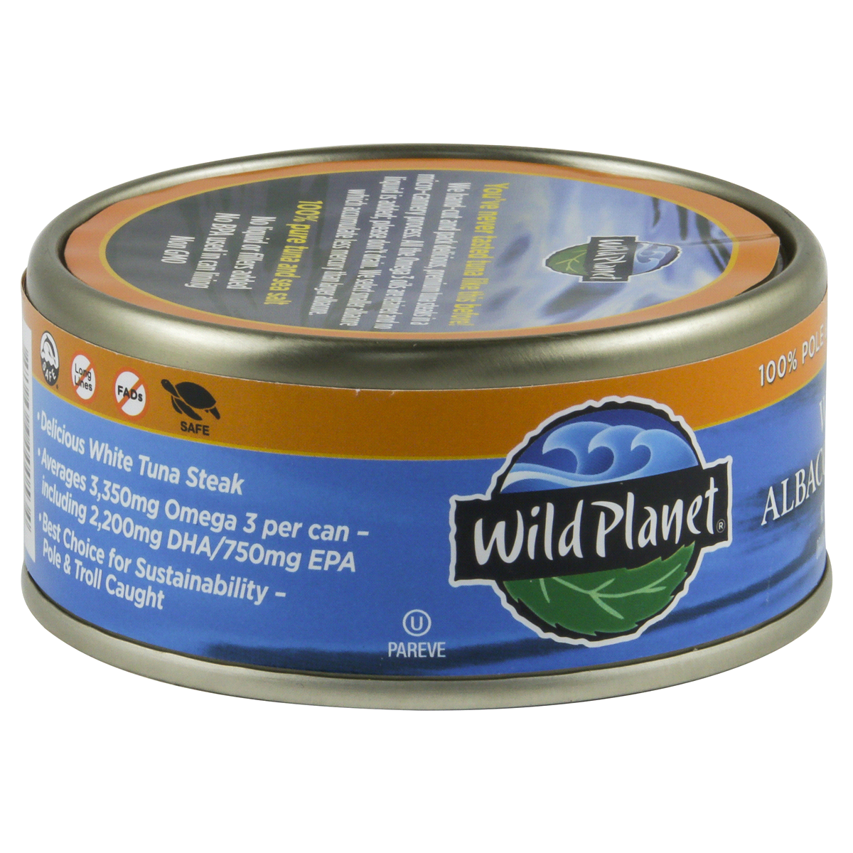 slide 3 of 5, Wild Planet Wild Albacore Tuna - 5oz, 5 oz