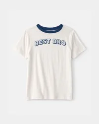Carter's Boys 'Best Bro' Graphic Tee - Ivory White XL