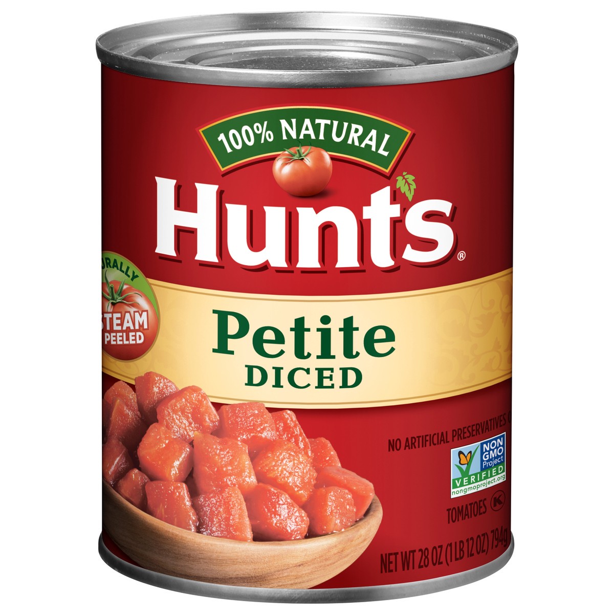 slide 1 of 5, Hunt's Diced Petite Tomatoes 28 oz, 28 oz