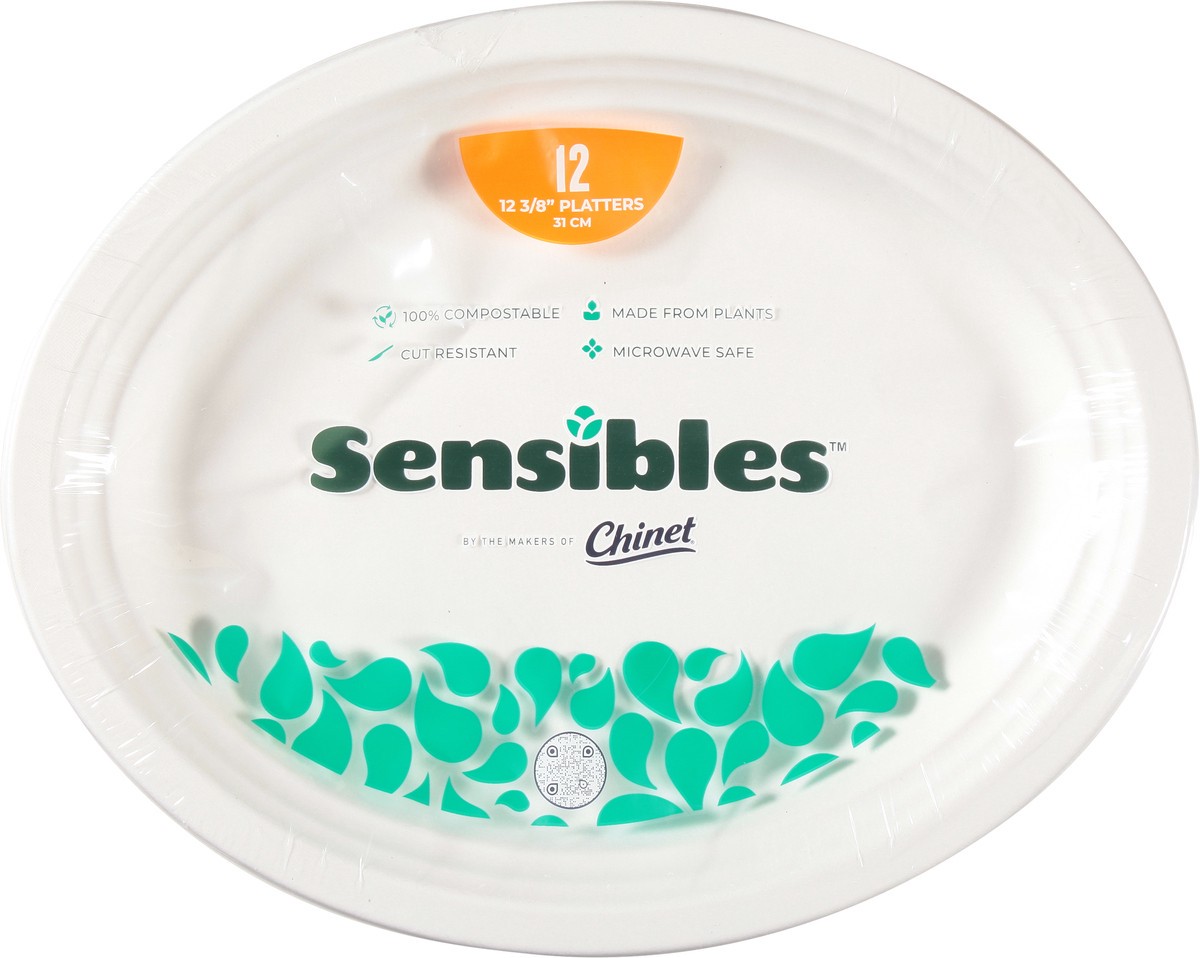 slide 3 of 13, Chinet Sensibles 12.375 Inch Platters 12 ea, 12 ct