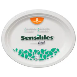 Chinet Sensibles 12.375 Inch Platters 12 ea
