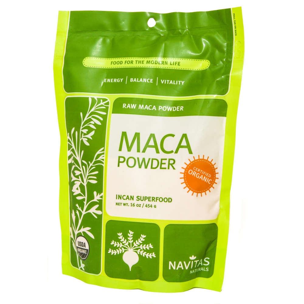 slide 1 of 1, Navitas Naturals Organic Maca Incan Superfood Powder, 16 oz