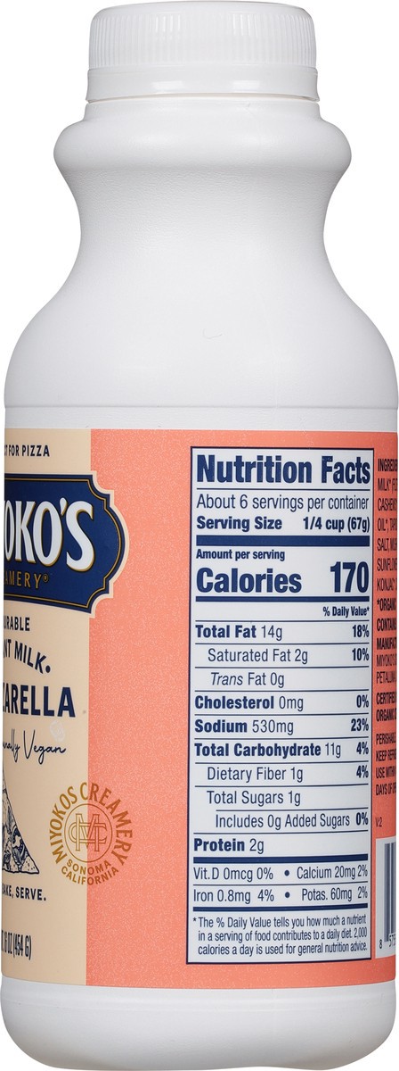 slide 8 of 9, Miyoko's Creamery Pourable Plant Milk Mozzarella 16 oz, 16 oz