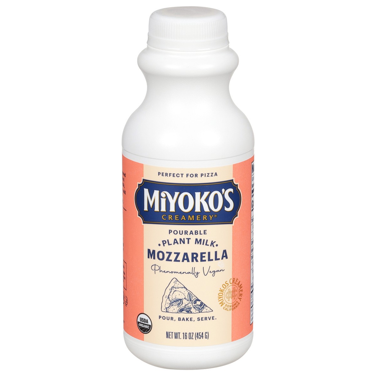slide 1 of 9, Miyoko's Creamery Pourable Plant Milk Mozzarella 16 oz, 16 oz