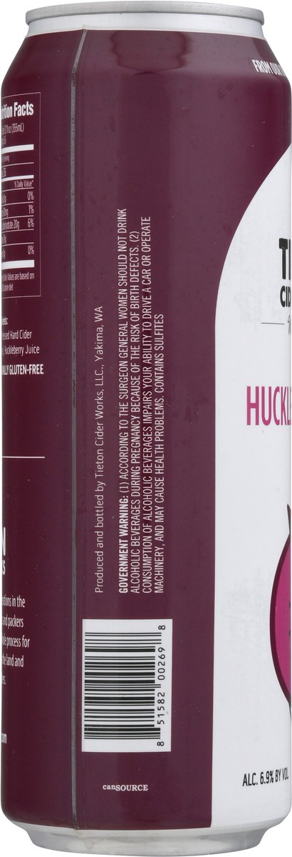 slide 6 of 13, Tieton Cider Works Huckleberry Cider 19.2 fl oz, 19.2 fl oz