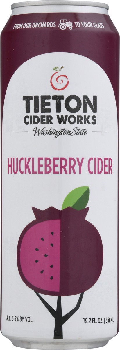 slide 12 of 13, Tieton Cider Works Huckleberry Cider 19.2 fl oz, 19.2 fl oz