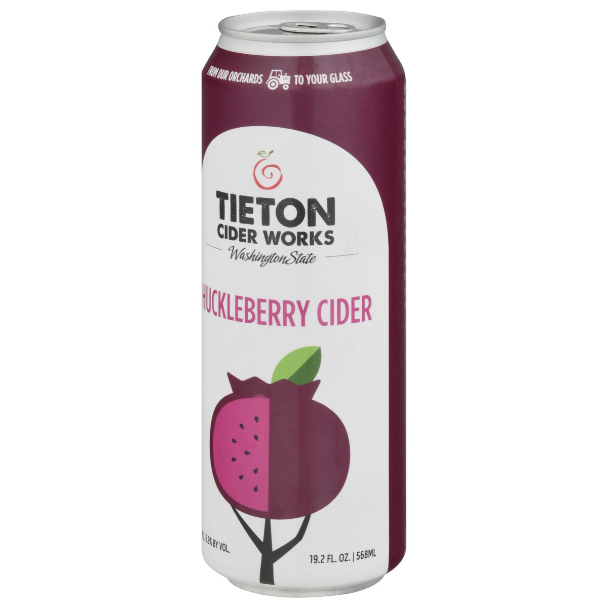 slide 9 of 13, Tieton Cider Works Huckleberry Cider 19.2 fl oz, 19.2 fl oz