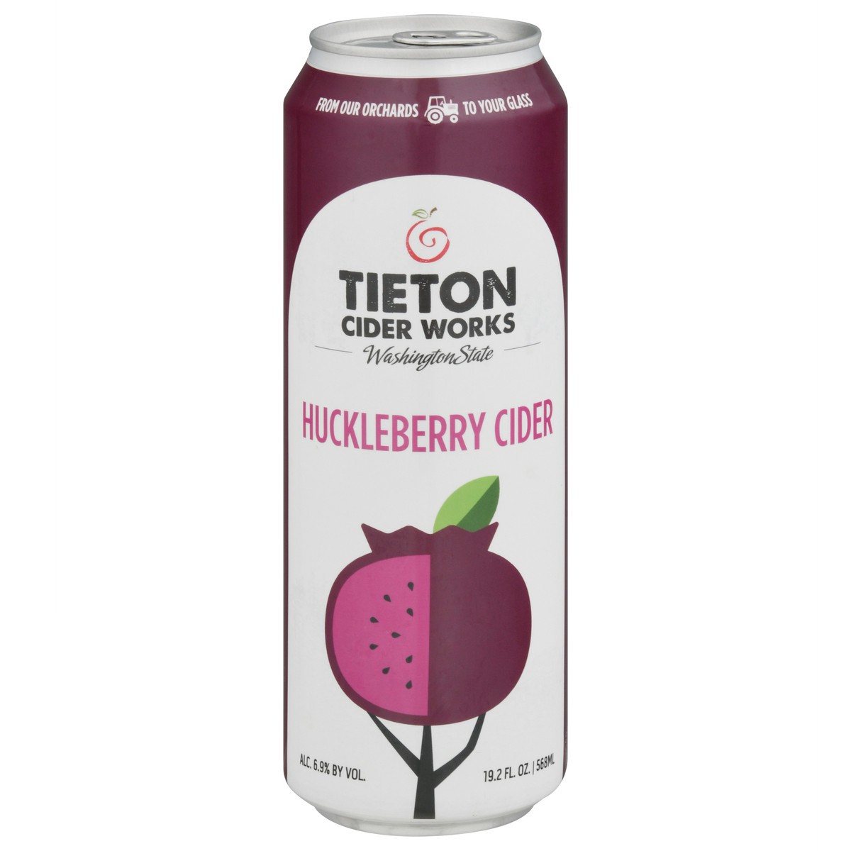 slide 7 of 13, Tieton Cider Works Huckleberry Cider 19.2 fl oz, 19.2 fl oz