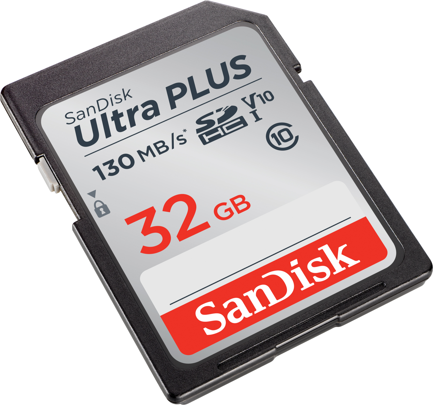 slide 2 of 3, SanDisk Ultra Plus SDHC UHS-I Card - 32GB, 1 ct