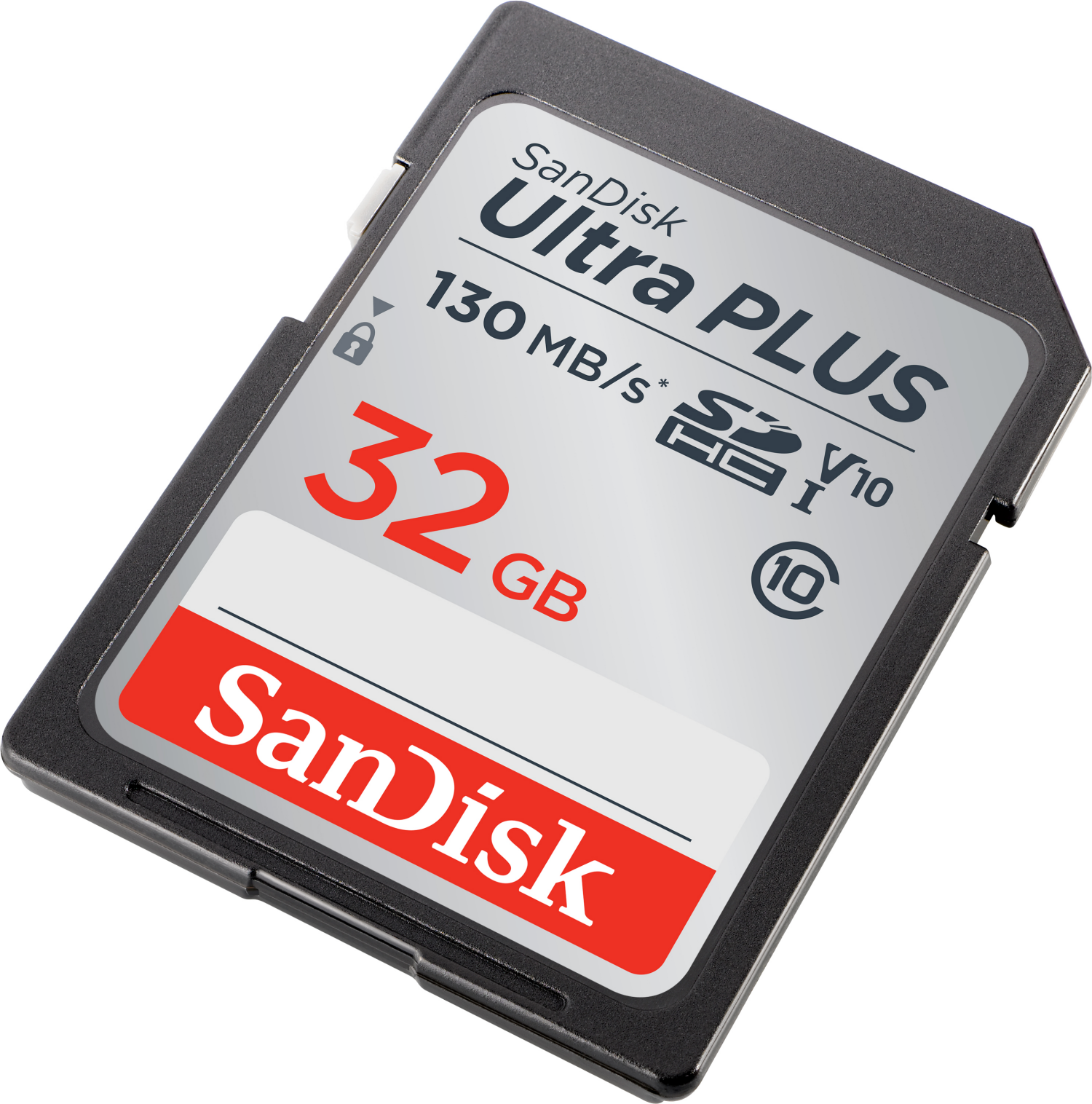 slide 3 of 3, SanDisk Ultra Plus SDHC UHS-I Card - 32GB, 1 ct