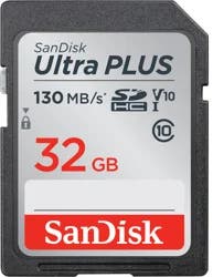 SanDisk Ultra Plus SDHC UHS-I Card - 32GB
