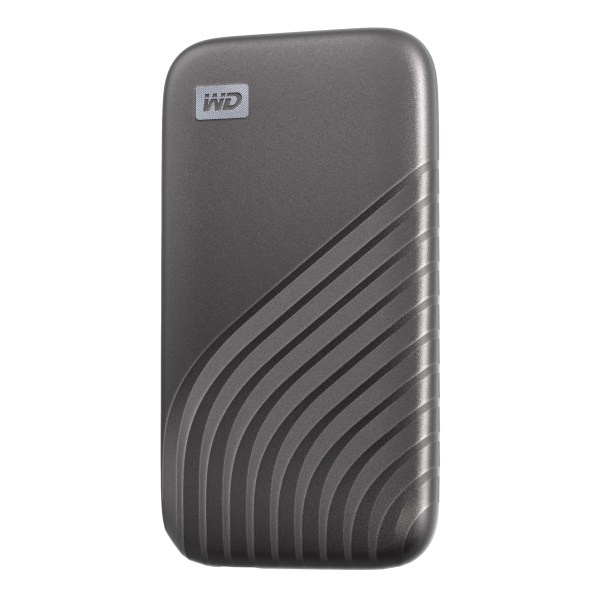 slide 6 of 9, Western Digital Wd My Passport Ssd Wdbagf5000Agy - Solid State Drive - Encrypted - 500 Gb - External (Portable) - Usb 3.2 Gen 2 (Usb-C Connector) - 256-Bit Aes - Gray, 1 ct