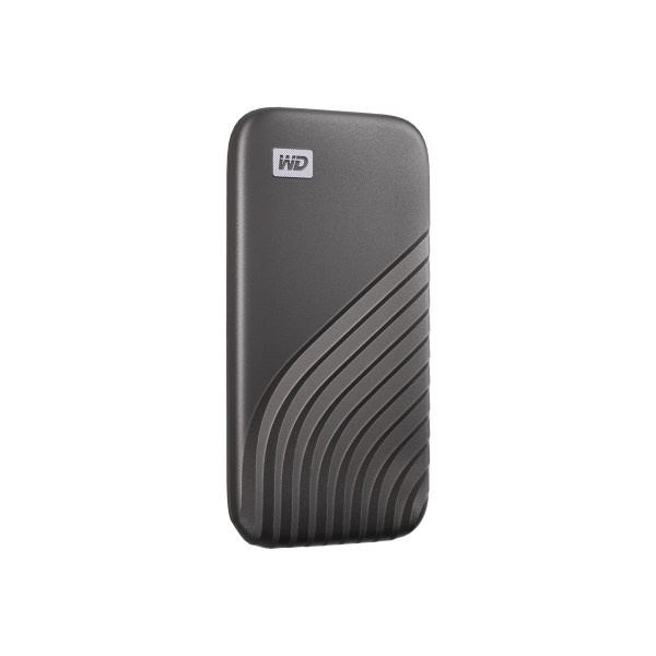 slide 4 of 9, Western Digital Wd My Passport Ssd Wdbagf5000Agy - Solid State Drive - Encrypted - 500 Gb - External (Portable) - Usb 3.2 Gen 2 (Usb-C Connector) - 256-Bit Aes - Gray, 1 ct