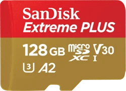 SanDisk Extreme PLUS microSDXC UHS-I Card with Adapter