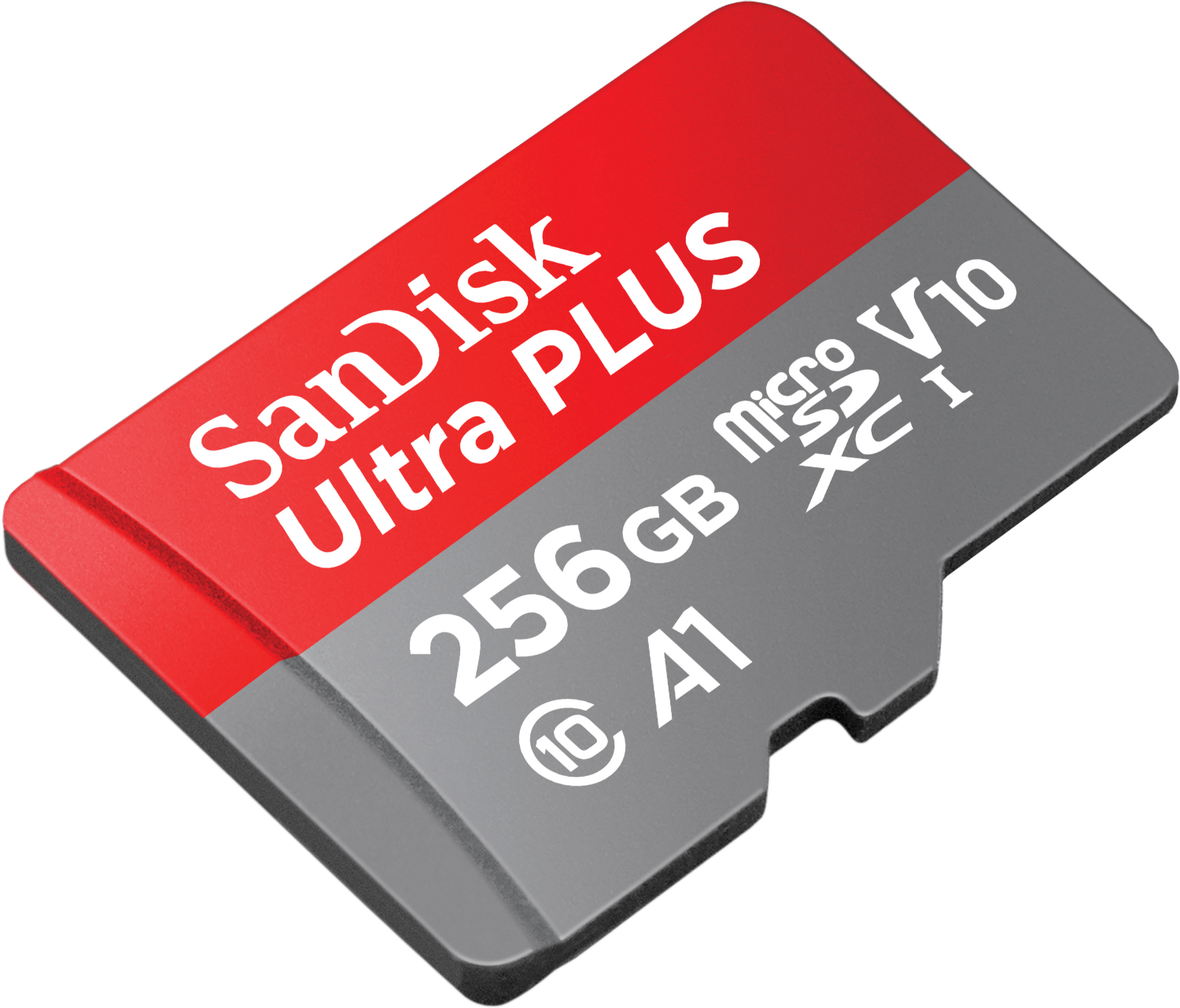 slide 2 of 2, SanDisk Ultra PLUS microSDXC UHS-I Card with Adapter - 256GB, 1 ct