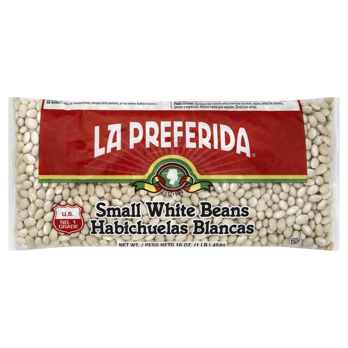 slide 6 of 6, La Preferida Small White Beans, 16 oz