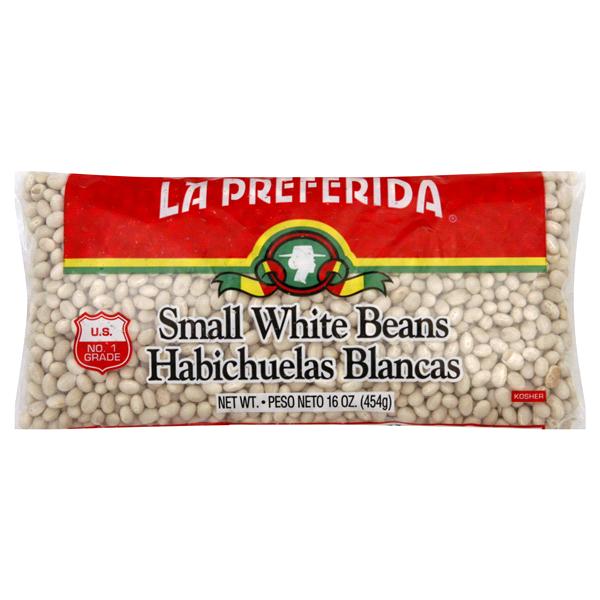 slide 1 of 1, La Preferida Small White Beans, 16 oz