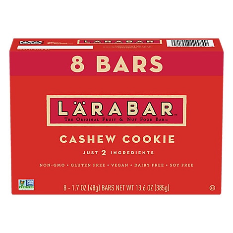 slide 1 of 1, LÄRABAR Larabar Cashew Cookie, 8 ct; 1.7 oz