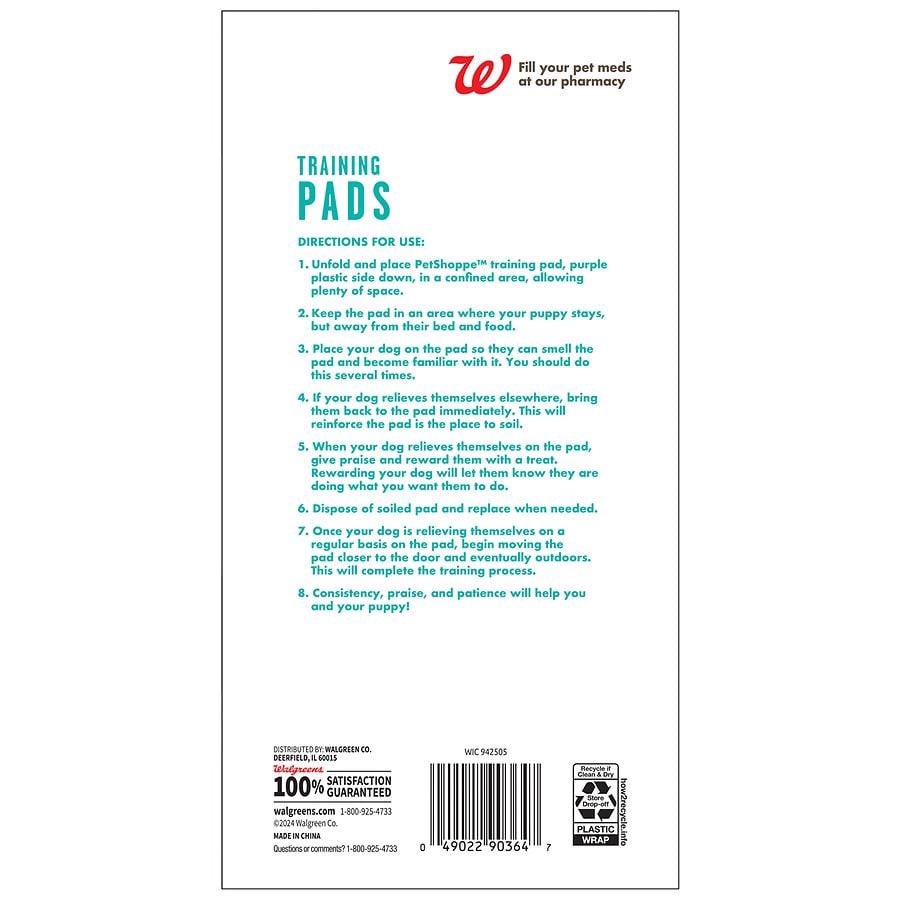 slide 2 of 2, PetShoppe Puppy Training Pads, 32 ct