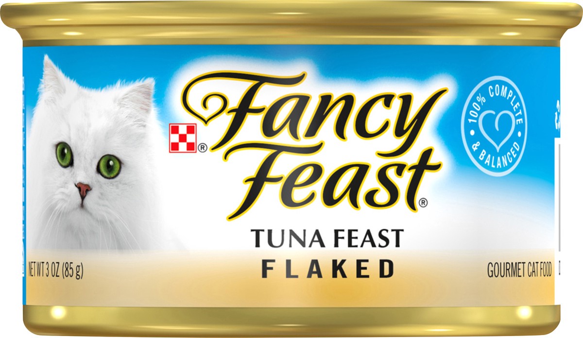 slide 3 of 4, Fancy Feast Flaked Tuna Feast Cat Food, 3 oz