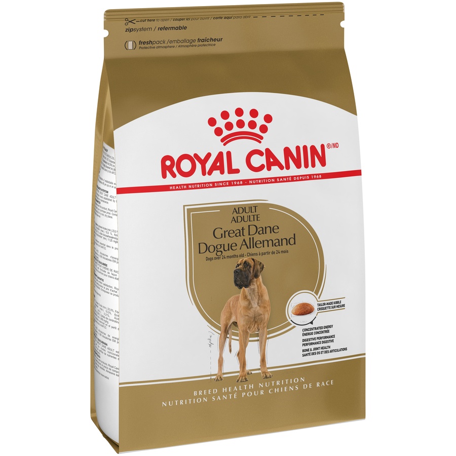 slide 4 of 9, Royal Canin Breed Health Nutrition Great Dane Adult Dry Dog Food, 30 lb