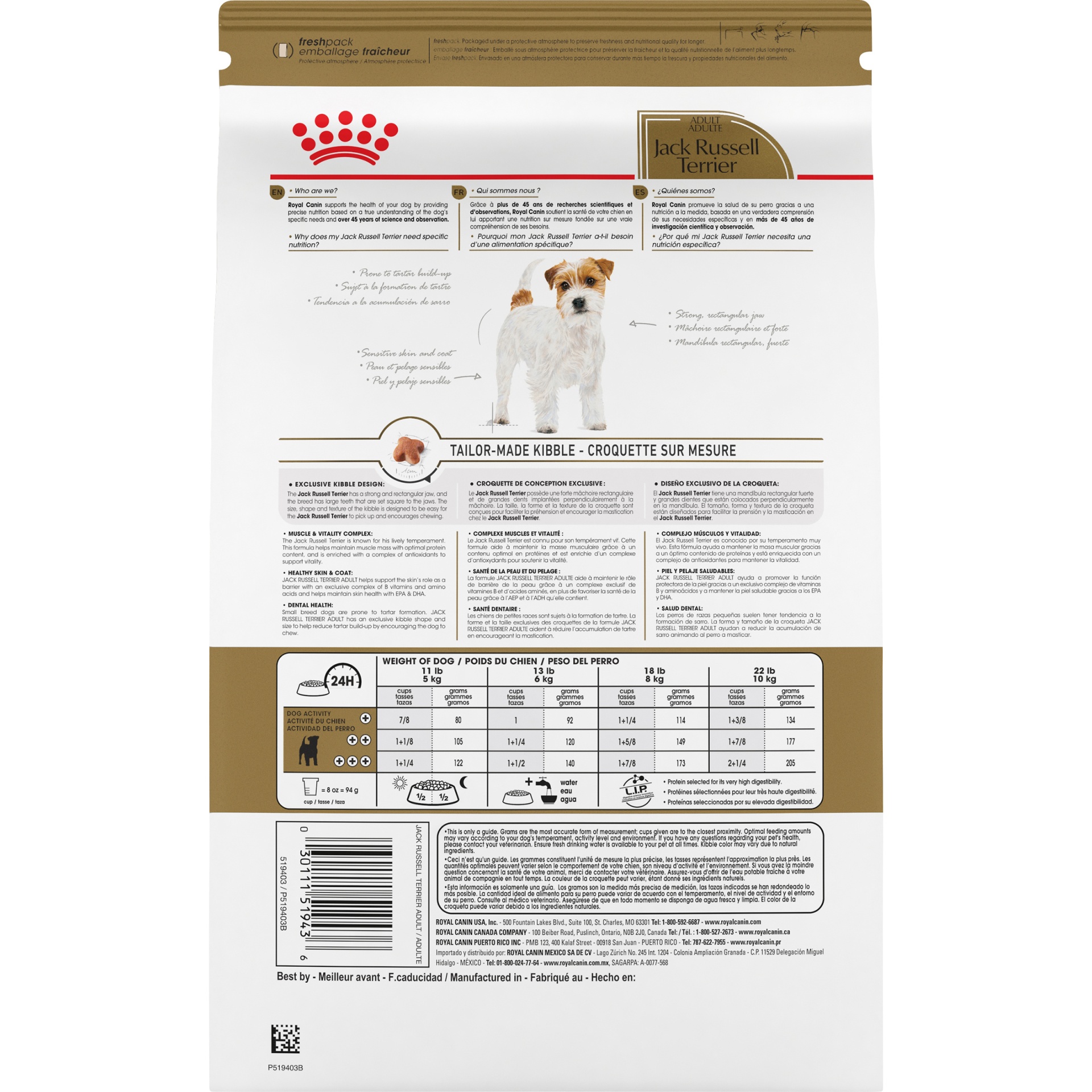 slide 3 of 9, Royal Canin Breed Health Nutrition Jack Russell Terrier Adult Dry Dog Food, 3 lb