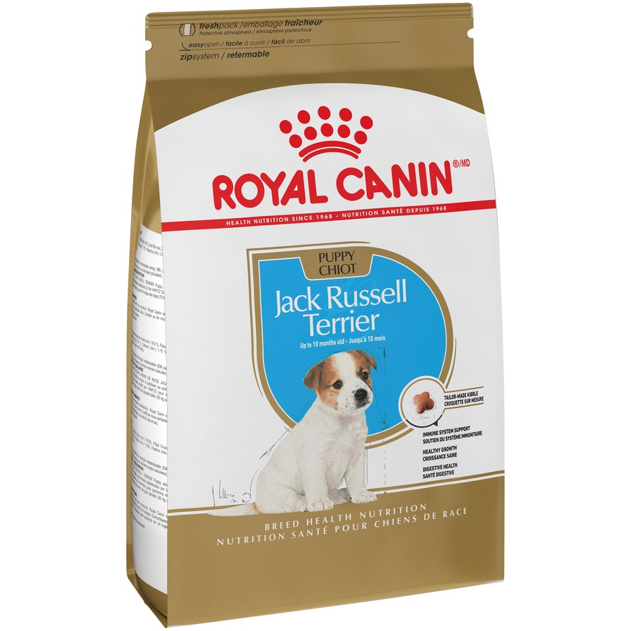 slide 5 of 9, Royal Canin Breed Health Nutrition Jack Russell Terrier Puppy Dry Dog Food, 3 lb