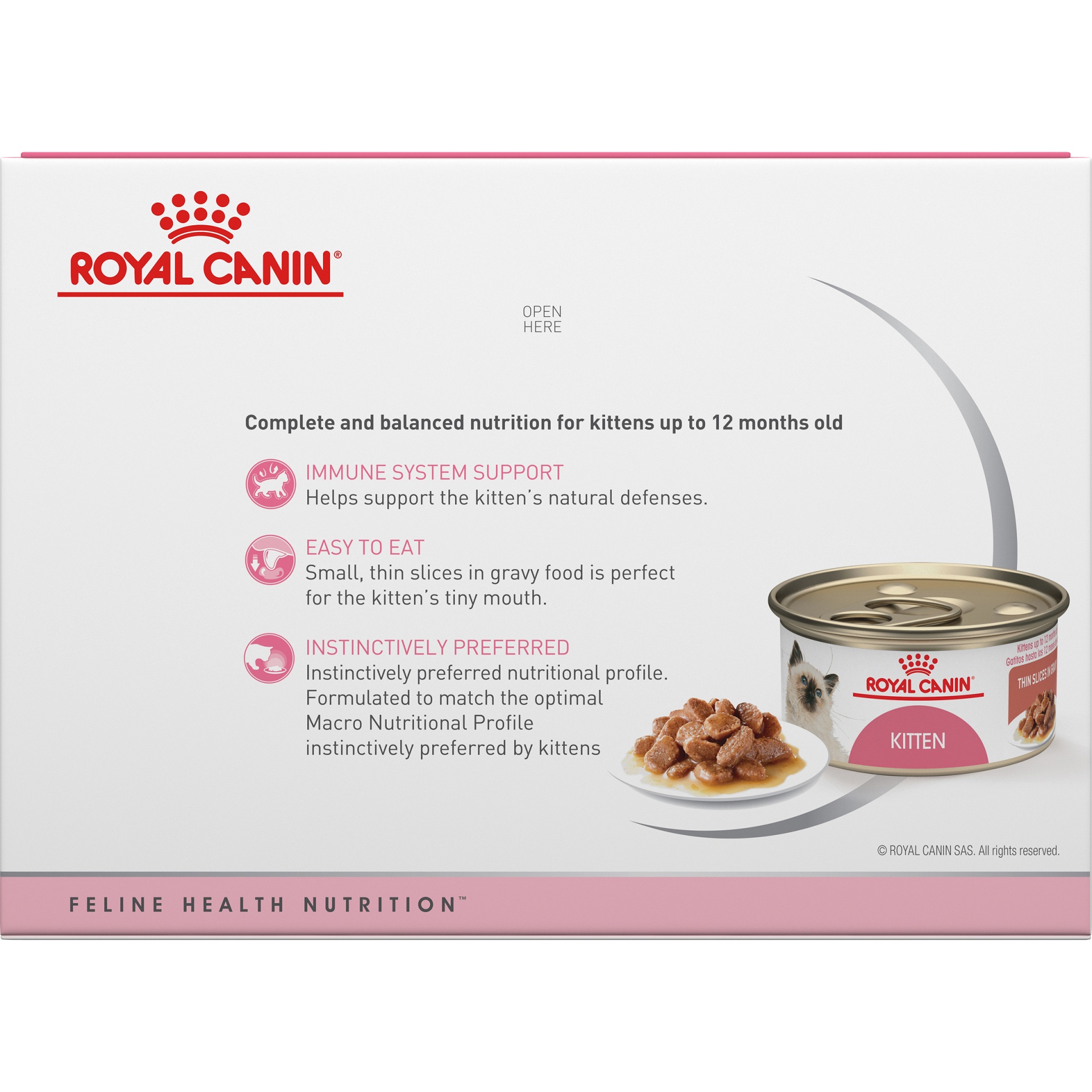slide 6 of 9, Royal Canin Feline Health Nutrition Thin Slices in Gravy Variety Pack Wet Kitten Food, 12 ct; 3 oz