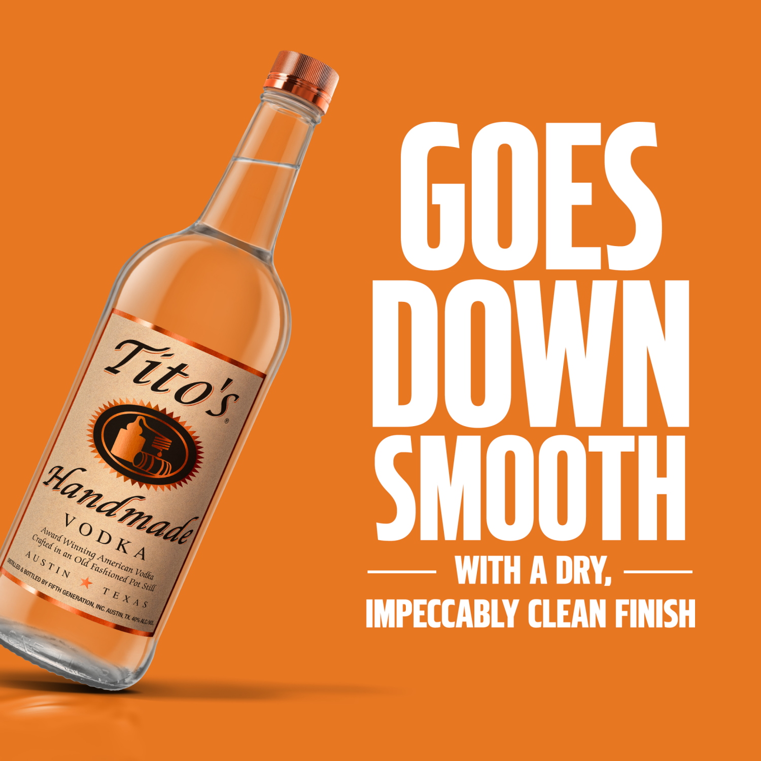 slide 5 of 7, Tito's Handmade Vodka 750 ml Bottle, 750 ml