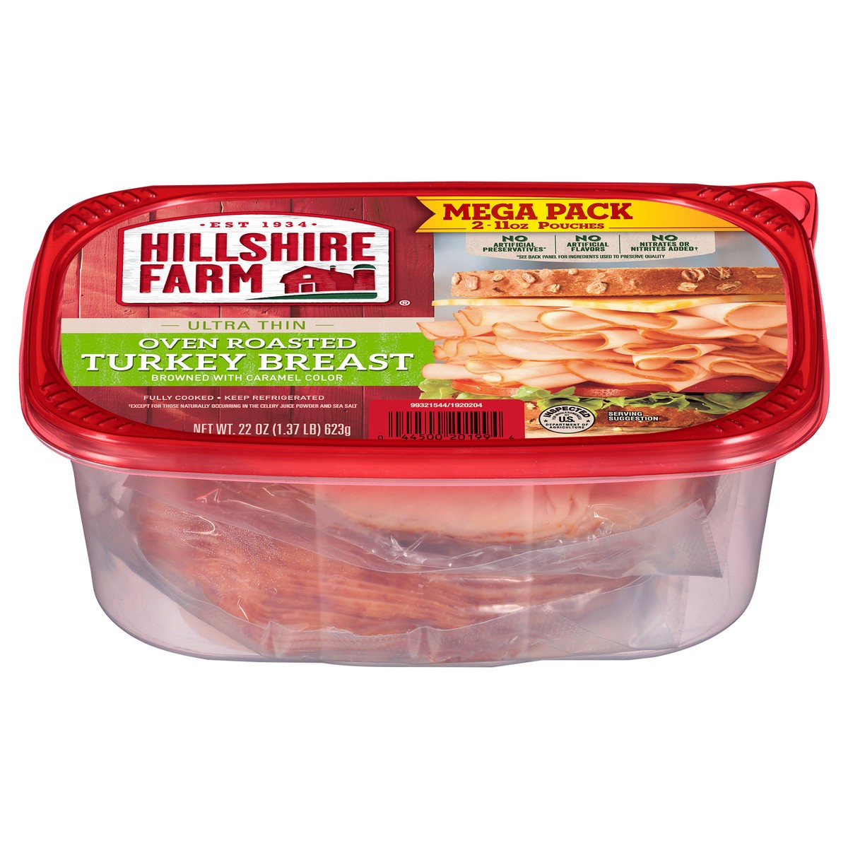 slide 8 of 8, Hillshire Farm Ultra Thin Sliced Oven Roasted Turkey Breast Sandwich Meat, 22 oz, 22 oz