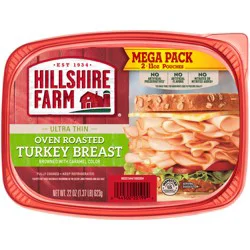 Hillshire Farm Ultra Thin Sliced Oven Roasted Turkey Breast Sandwich Meat, 22 oz