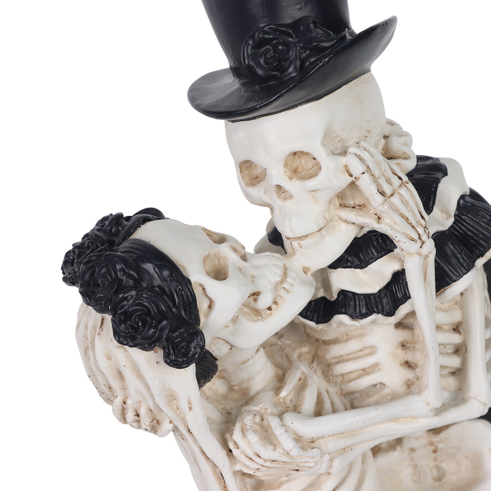 slide 5 of 6, 7.5" Couple Embrace Skeleton Tabletop Decor By Ashland, 5.13 in x 3 in x 7.5 in